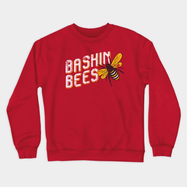 Baskin Bees Crewneck Sweatshirt by Mercado Graphic Design